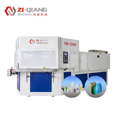 comprar ZQ80 máquina de moldeado de botellas de plástico sincronizado 1l botella máquina de moldeado por inyección automatizado online manufacture